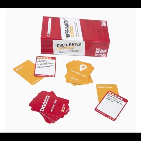 NEW Over-Rated – The Adult Party Game by What Do You Meme? - Picture 3 of 6